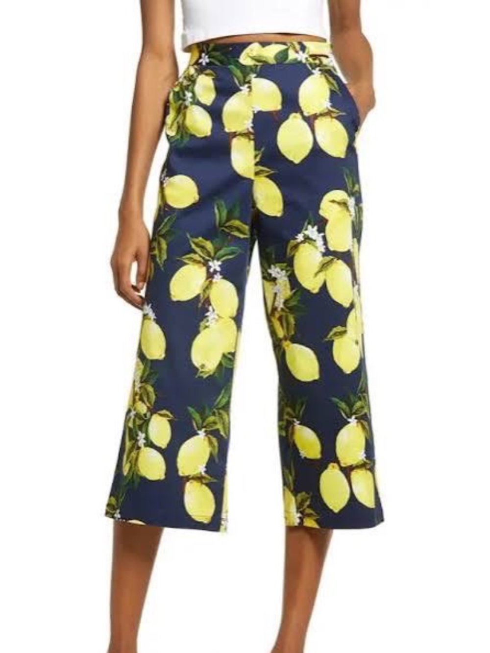 NWT English Factory Navy & Yellow Lemon (M)